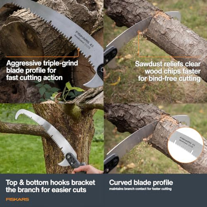 Fiskars 4-16 Ft XtendControl Extendable Pole Saw & Tree Pruner Modular Set - style: 16' Pruner Saw Kit