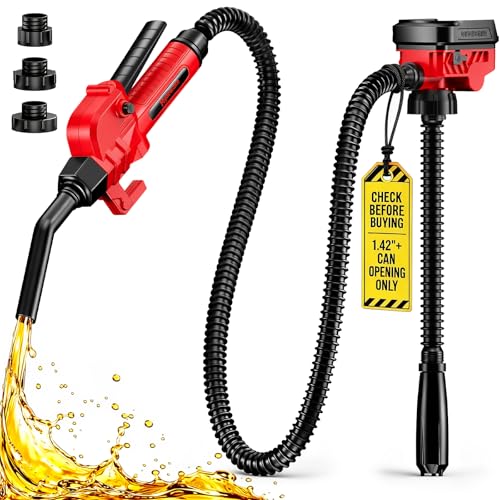 Fuel Transfer Pump for Milwaukee M18 Batteries, Cordless 3.7 GPM Flow