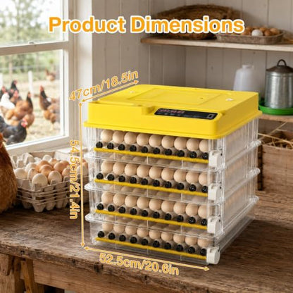288 Egg Incubator for Hatching Eggs with Auto Turner, Temp Control, Candler - color: 288 Egg