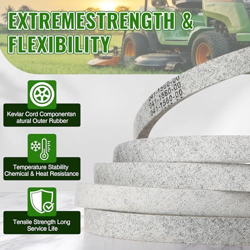 Mower Deck Belt 041-1560-00 Compatible with BadBoy CZT, ZT, Maverick Series