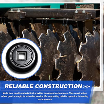 2 Pcs Disc Harrow Bumper Washer, 1" Tall x 6-1/8" Od Fits 1" Square Axle for Agricultural Disc Harrow End Thrust Application