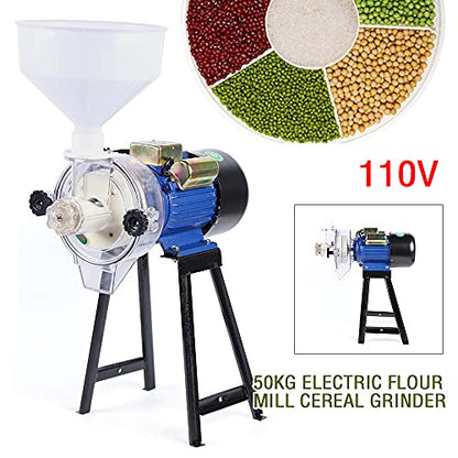 Electric Grinder Mill Grain Corn 3000W Wheat Feed/Flour Wet Cereal Machine NEW