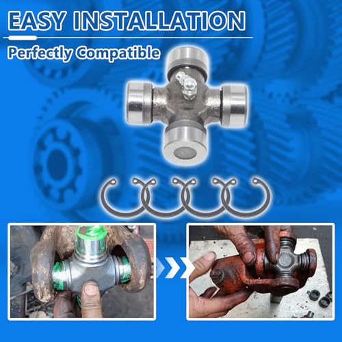 Series 4 Cross Bearing Kit, Replacement for King Kutter Eurocardan Bush Hog PTO Shaft, Universal Joint U-Joint Replace R64694 64694 51A2448 441M 1004020 274235 200-8 & Comer 180.014.130