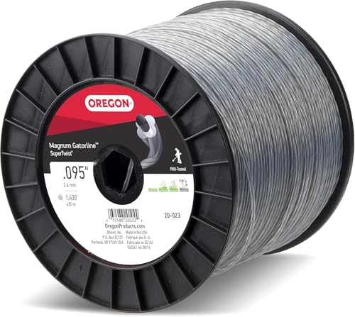 Oregon Magnum Gatorline 095 Trimmer Line Heavy Duty, .095" x 1430-Foot - size: 5 lbs