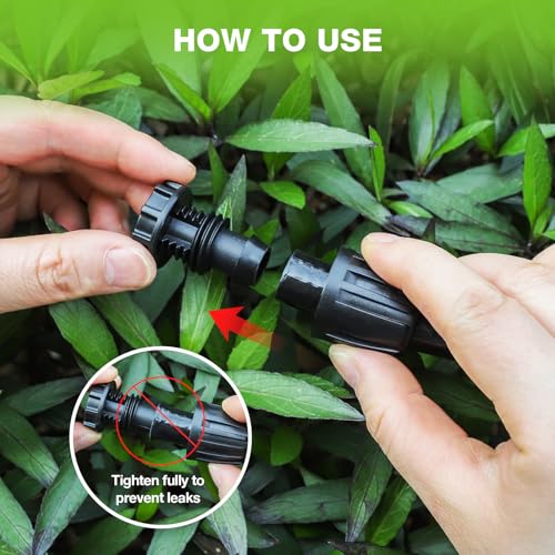 Bonviee 10-Pack 1/2-Inch Barbed Lock Irrigation End Plugs - size: 1/2" Barbed End Plug-10 PCS