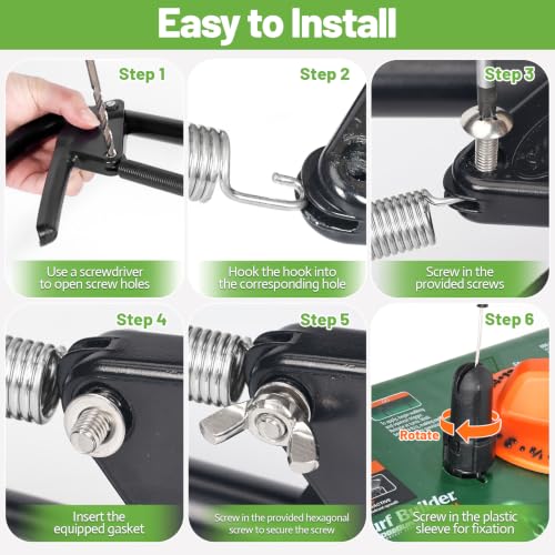 Control Cable Compatible with Scotts DLX Turf Builder EdgeGuard Spreader | Lawn Spreader Control Cable, Fits DLX Turf Builder EdgeGuard Broadcast, Push-Pull Locking Lever Cord, Durable Fertilizer Part - size: DLX
