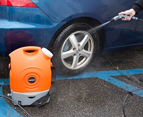 Ivation Portable Washer w/Water Tank, Rechargeable Battery & Roller Wheels
