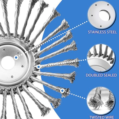 10 Inch Unbreakable Wired Trimmer Blade, Steel Wire Trimmer Head - size: 10 inch