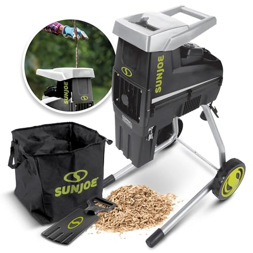 Sun Joe Wood Chipper Shredder and Waste Shredding Machine, CJ603E