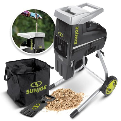 Sun Joe Wood Chipper Shredder and Waste Shredding Machine, CJ603E