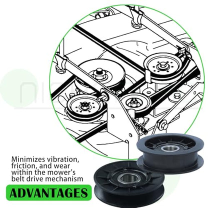 GX20287 Idler Pulley with GX20286 Idler Pulley GX20006 Belt - color: A16 1xGX20286+1xGX20287+1/2x87 Belt