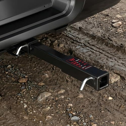 TYT 18-Inch Hitch Extender for 2" Receiver, Trailer Hitch Extension - size: 18'' Extender with pin