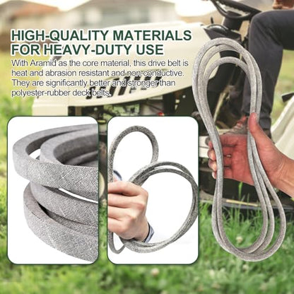 405143 Mower Deck Belt Replace for 532405143 584453101 Lawn Tractor Kevlar - size: 1/2"x106"