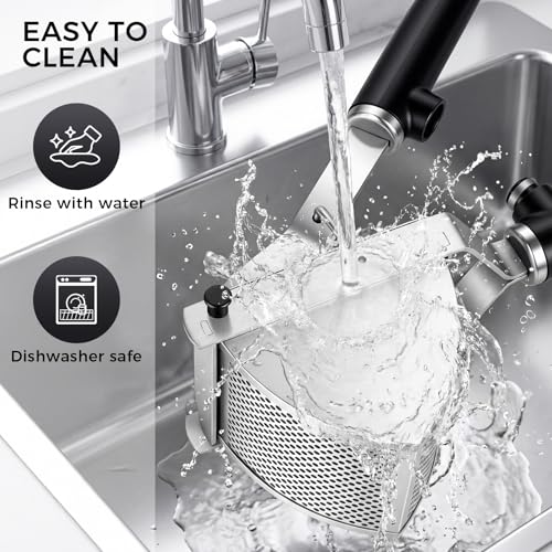 Potato Ricer Stainless Steel, Heavy Duty Potato Masher Dishwasher Safe
