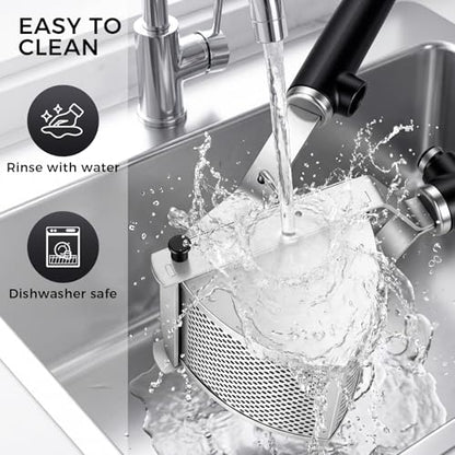 Potato Ricer Stainless Steel, Heavy Duty Potato Masher Dishwasher Safe