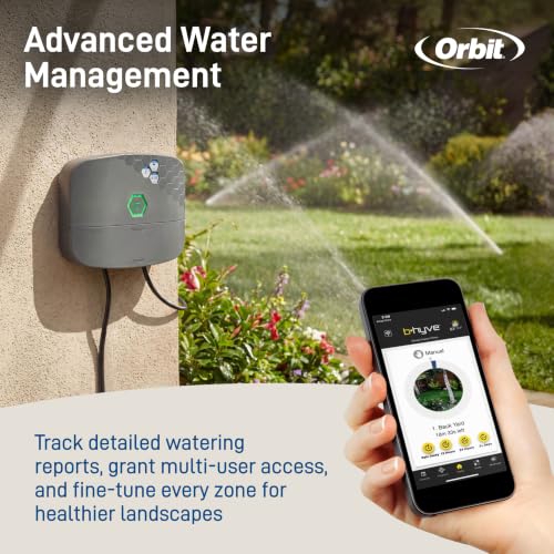 Orbit B-hyve XR Smart Sprinkler Timer - 8-Zone - WiFi-Enabled Indoor/Outdoor Irrigation Controller - App Control - Weatherproof Watering System - Multi Zone - Custom Programs - 57985 - size: 8-Zone
