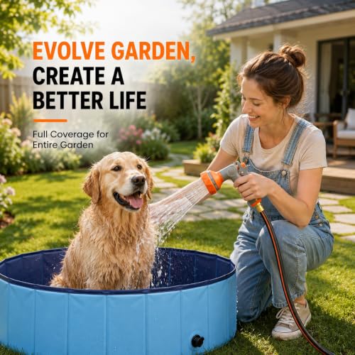 Retractable Garden Hose Reel,Heavy Duty Water Hose Reel,Wall Mounted with 9-Pattern Spray Nozzle,Any Length Lock,Slow Retract System,180° Swivel for Yard,Lawn,Patio & Car Wash (Grey, 1/2" x 78 FT) - color: Grey, size: 1/2" x 78 FT