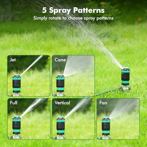 RESTMO Gear Drive Sprinkler with Step Spike Base, Green - color: Green, size: 1 Pack