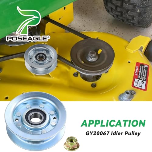 GY22172 Idler Pulley with GY20629 Idler Pulley for D140 L130 Mower - color: A5 1xGY20629+1xGY22172