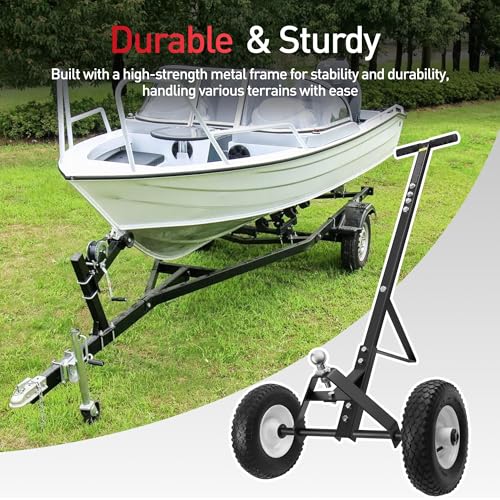 Trailer Dolly, 600 LBS Boat Trailer Mover with 1-7/8" Hitch Ball