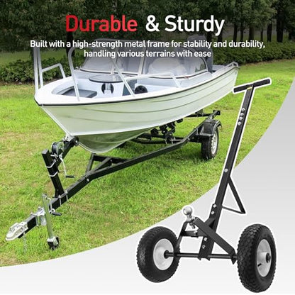 Trailer Dolly, 600 LBS Boat Trailer Mover with 1-7/8" Hitch Ball