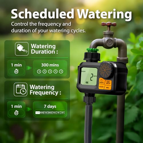 Sprinkler Timer: Hose Water Timer Programmable for Outdoor Garden, Watering