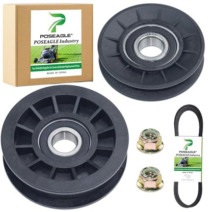 GX20286 and GX20287 Idler Pulleys with UC30568 Belt for D140 Decks - color: A8 1xGX20286+1xGX20287+Belt(1/2x89)