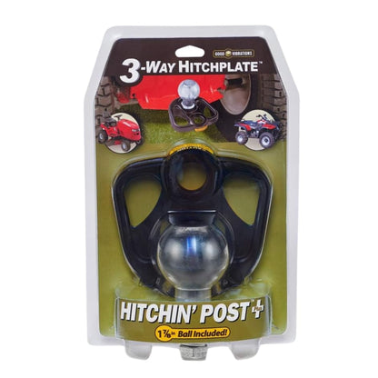 Hitchin' Post Plus Lawn Mower Connector - Multi-Purpose - 3 Way Hitch Plate