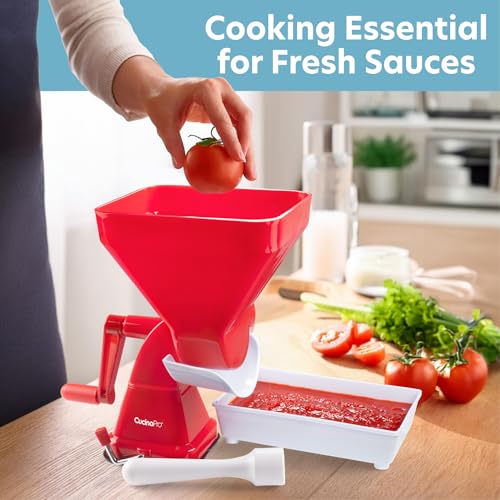 Tomato Strainer, Easily Juices w No Peeling Deseeding or Coring Necessary