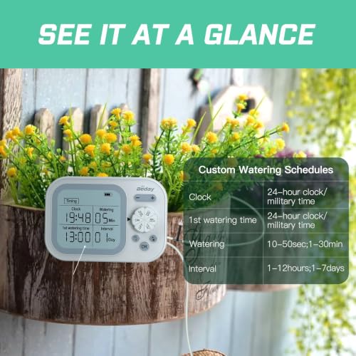Automatic Plant Waterer Self Watering System Indoor for 15 Potted Plants, White - size: Pack of 1