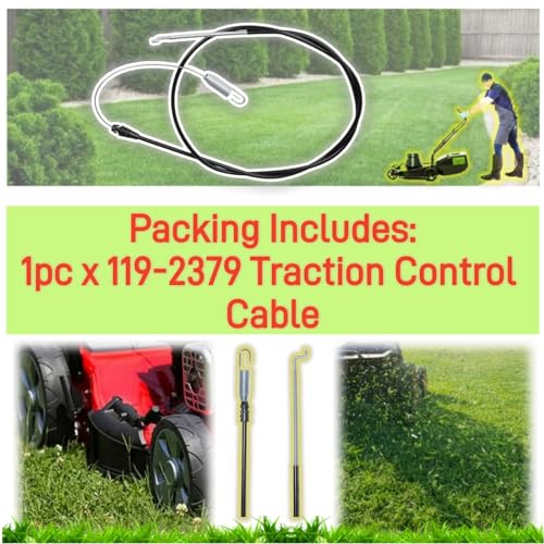 119-2379 Traction Control Cable for Toro 22'' Recycler Lawn Mowers - size: 119-2379