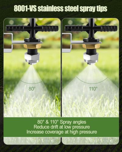 Spray Boom Repair Kit with 8001-VS Spray Tips, 3/8" Nozzle BodiesElbows