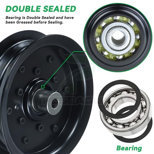 532196106 Idler Pulley with 532196104 Pulley 532177968 Pulley - size: 1x196106+1x196104+1x177968