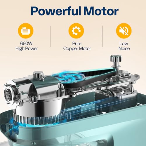 VIVOHOME 9-in-1 Stand Mixer with Fermentation & Timer, 7.5-Quart, Blue - color: Blue, size: 9-in-1