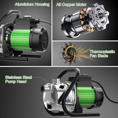 Water Transfer Pump Electric Shallow Well Pump 1.2HP