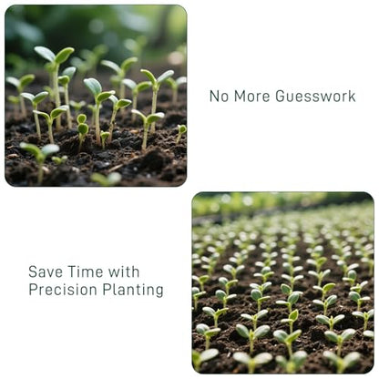 ABS Twelve Inch Seed Planter Tool Row Dibber Gardening Sower Matrix