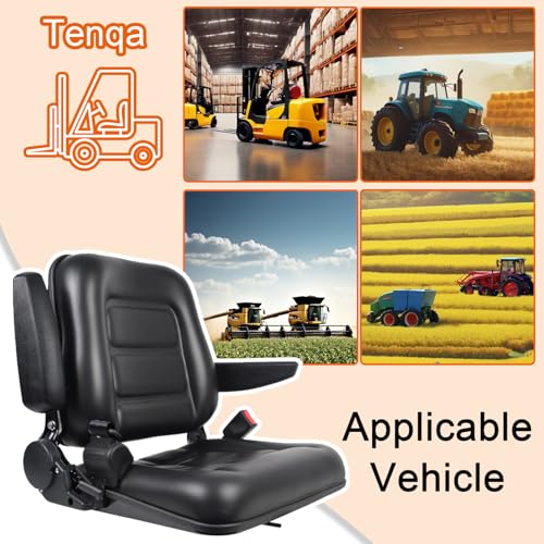Universal Forklift Seat, Tractor Seat with Safety Belt