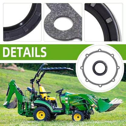 for John Deere 1025r 2025r Front Axle Seal and Gasket Repair Kit