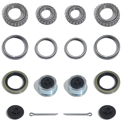 iBroPrat 2 Sets 3500 LB L68149 L44649 Boat Trailer Axle Bearing Kits