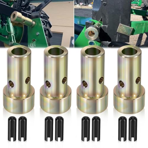 2-Pair Cat 1 Quick Hitch Adapter Bushing Set for Category I 3-Point Tractor