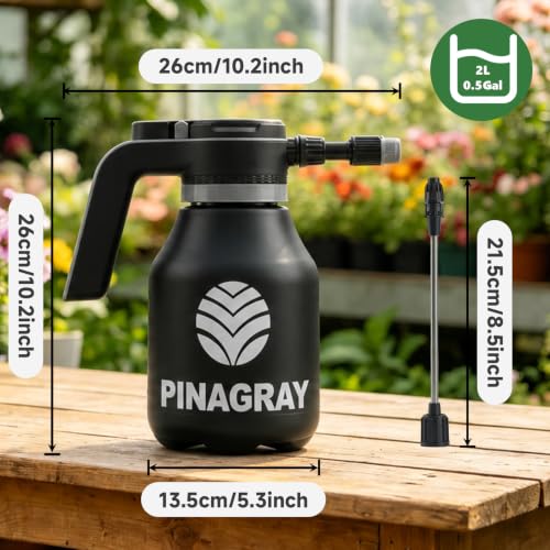 2L/0.5Gallon Upgraded Electric Water Sprayer with Thicker Body