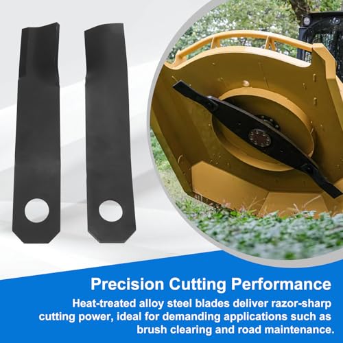 MOTOQUEEN Replacement for Woods 30310KT 16" Brushbull Blade Set (2 Blades)
