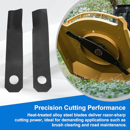 MOTOQUEEN Replacement for Woods 30310KT 16" Brushbull Blade Set (2 Blades)