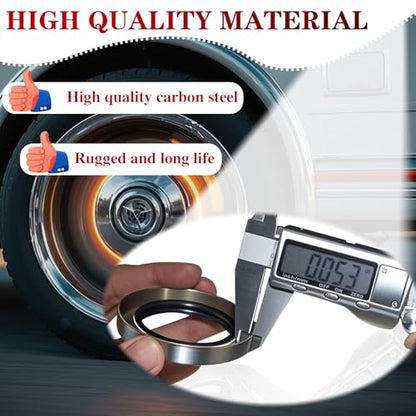 4pcs Trailer Wheel Hub Grease Seals Kit 1.719'' I.D x 2.565'' O.D - size: 4 Pcs
