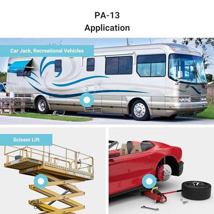 Progressive Automations 12V High Force Linear Actuator - 10 inches, 720 lbs - size: 10", style: 720 lbs
