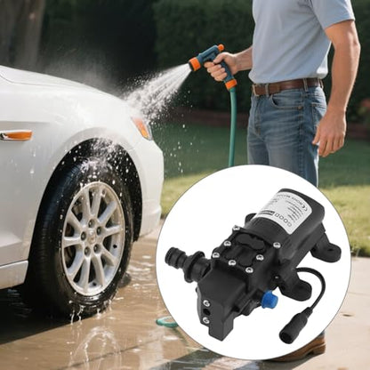 Electric Pressure Washer Pump Portable Intelligent 100W 160PSI 12V DC