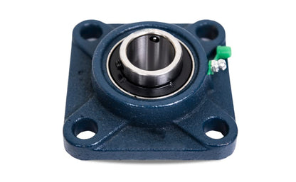 Jeremywell UCF205-16 Pillow Block Bearing (2 Pack), 1 inch Bore, 4-Bolt Flange Mounted, Solid Base, Self-Alignment, Square - size: UCF205-16