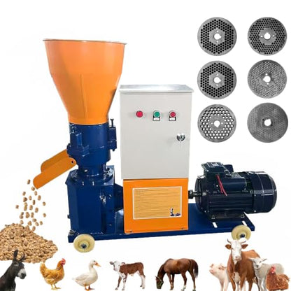 110V Feed Pellet Mill Machine w/Control Box Pellet Maker Machine