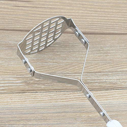 Stainless Steel Potato With Broad And Ergonomic – Fine-grid Mashing