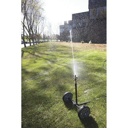 Strongway Wheeled Sprinkler, 6-10 GPM, 100ft. Coverage, 7,800 Sq. Ft. - size: 2 Nozzles